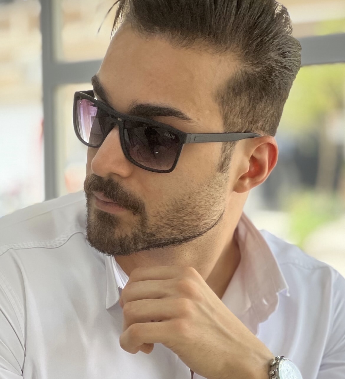 عینک افتابی مردانه uv400 مشکی