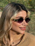 عینک افتابی زنانه همیشه ترند سلین دسته و لولا فلزی uv400