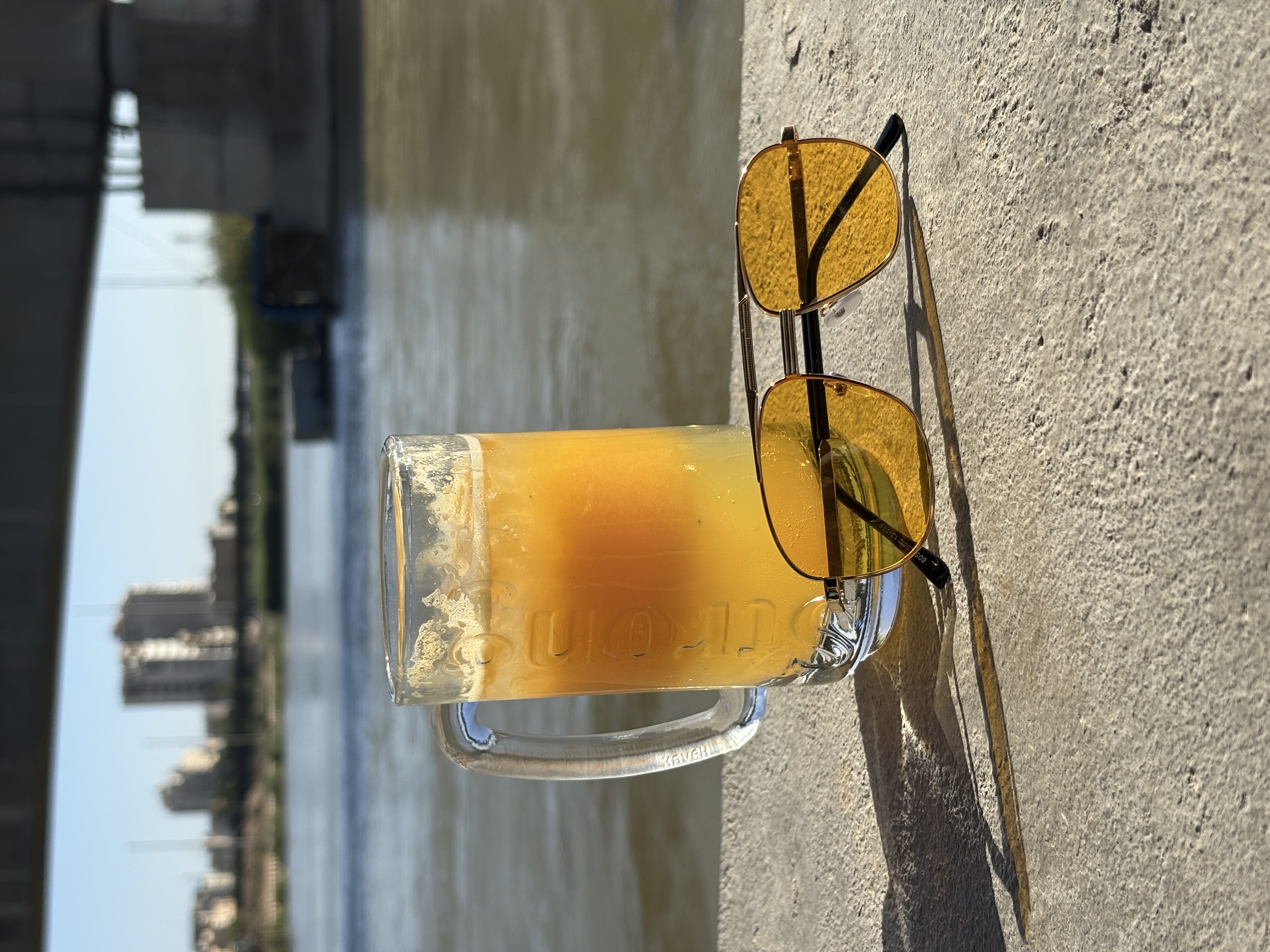 عینک افتابی برند ریبن Rayban زنانه مردانه شب و روز uv400 شیشه نارنجی