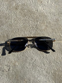 عینک افتابی برند ریبن Rayban زنانه مردانه شب و روز uv400 فریم طلایی جنس فلزی