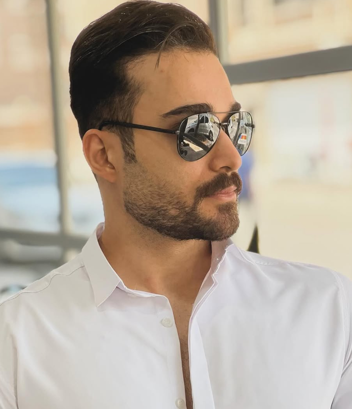 عینک خلبانی مردانه uv400 و پلاریزه مشکی همراه کاور و دستمال