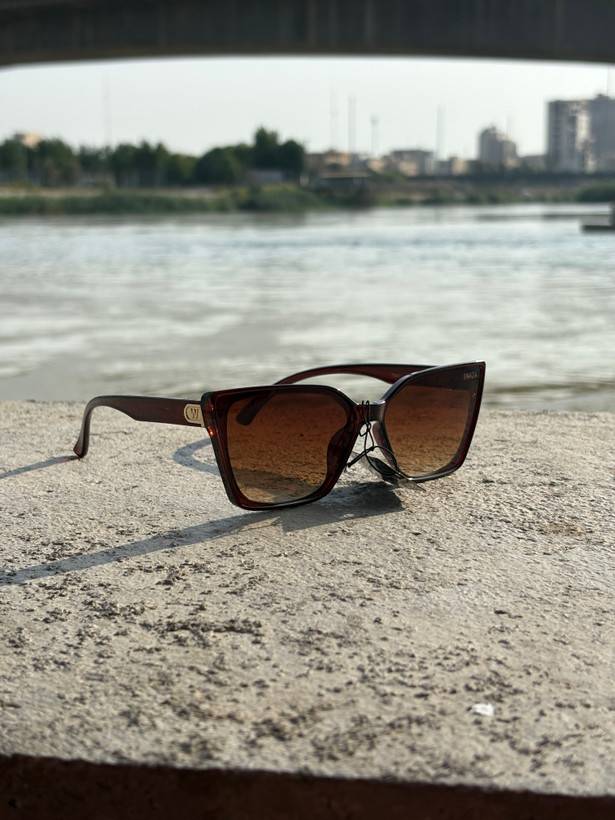 عینک افتابی گربه ای قهوه ای همیشه ترند uv400 مردانه زنانه